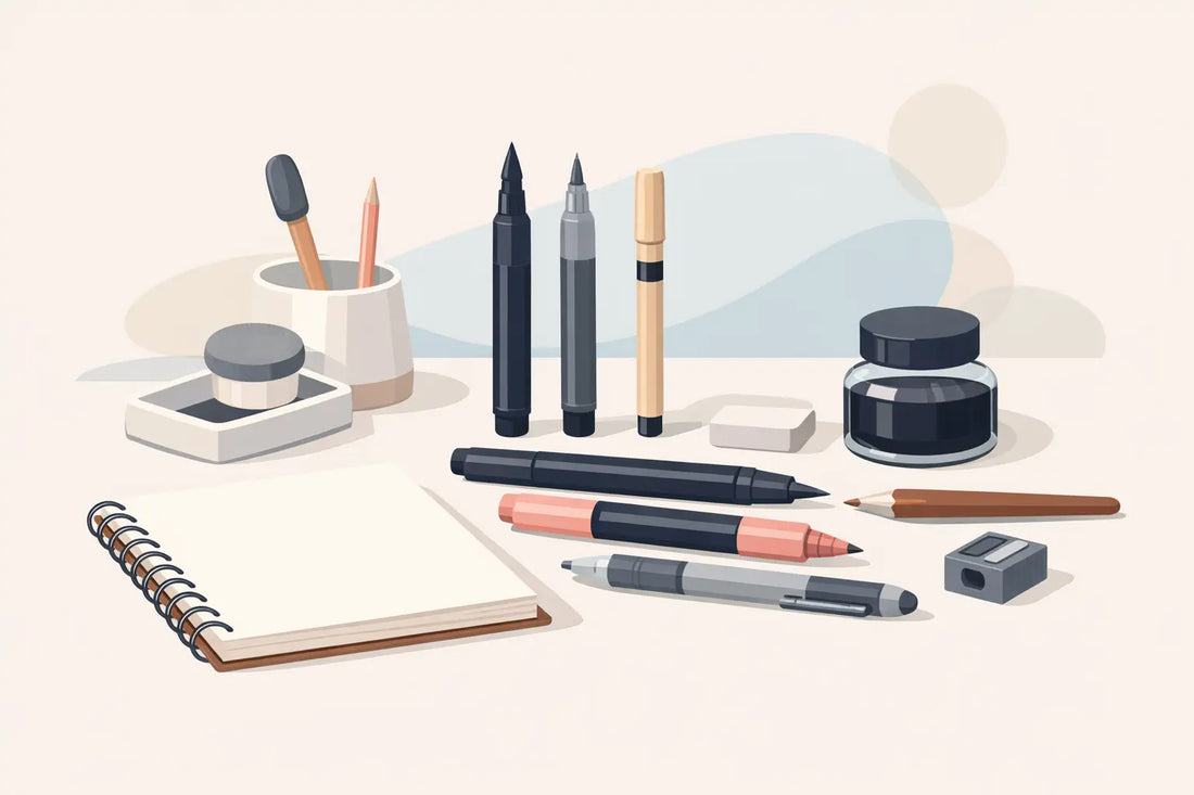 Cosa serve per iniziare lettering: kit base