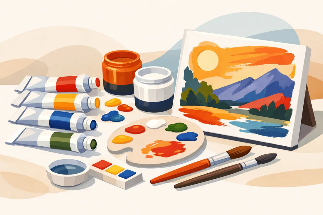 Colori gouache per dipingere con più carattere