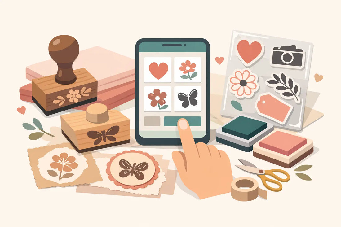 Timbri per scrapbooking online da scegliere