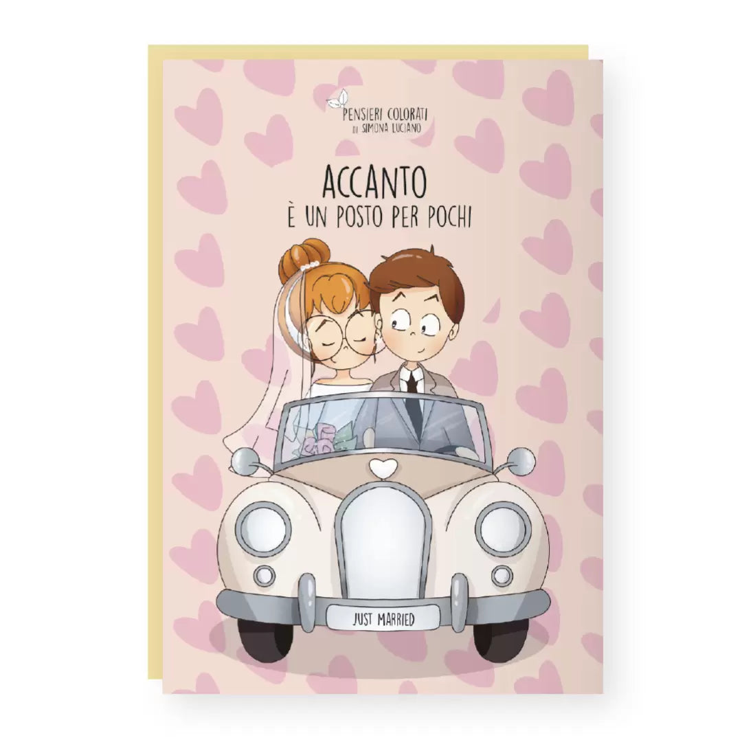 Biglietto auguri "Accanto è un posto per pochi.."