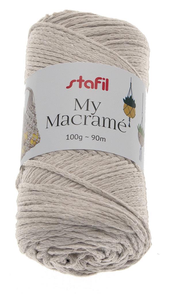 Filato My macramè 100g beige