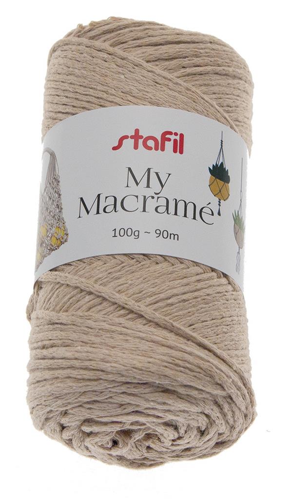 Filato My macramè 100g cammello