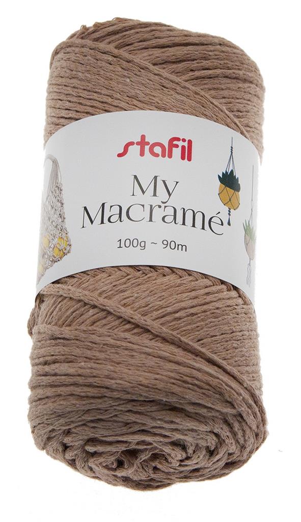Filato My macramè 100g caffè