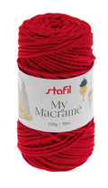 Filato My macramè 100g rosso