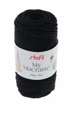 Filato My macramè 100g nero