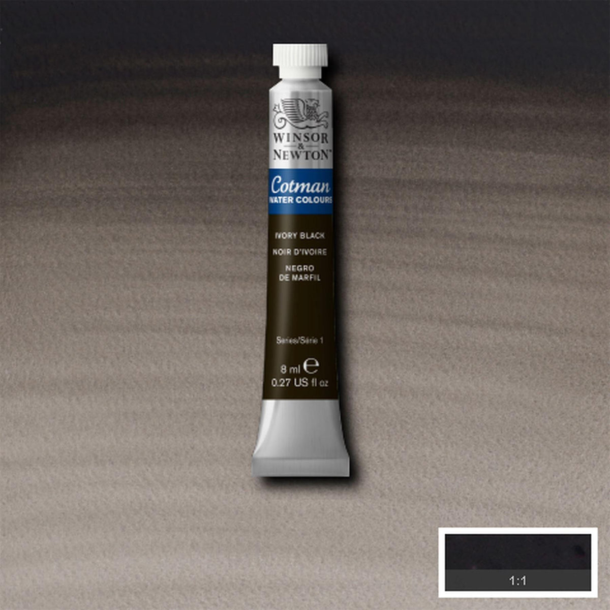 Acquerello Cotman 8ml Ivory Black