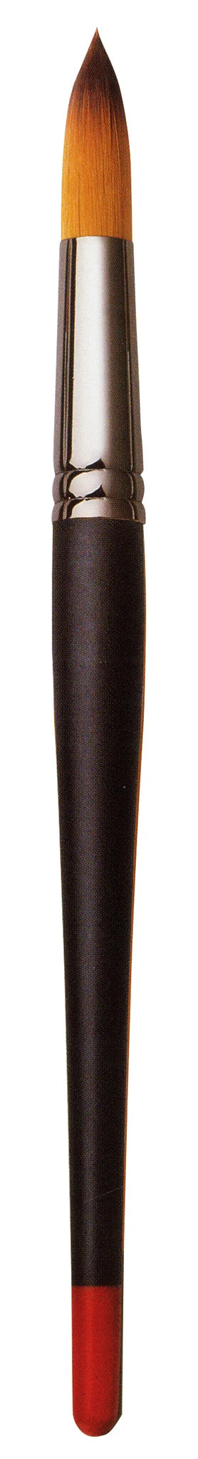 Divolo pennello 1097R n.3/0 tondo sintetico manico corto punta scura