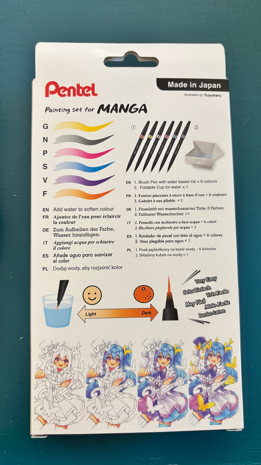 Painting set for manga n.2