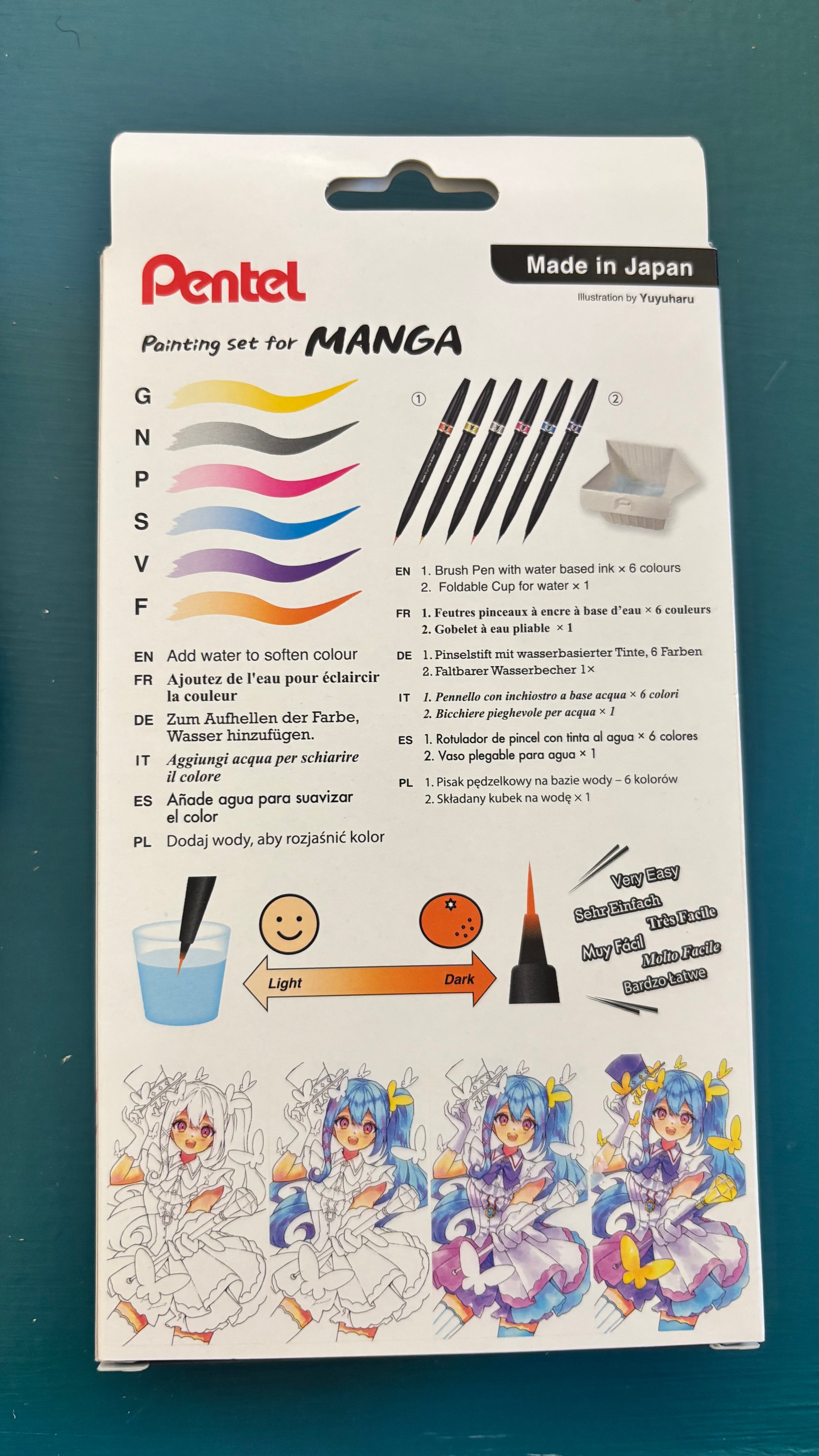 Painting set for manga n.2