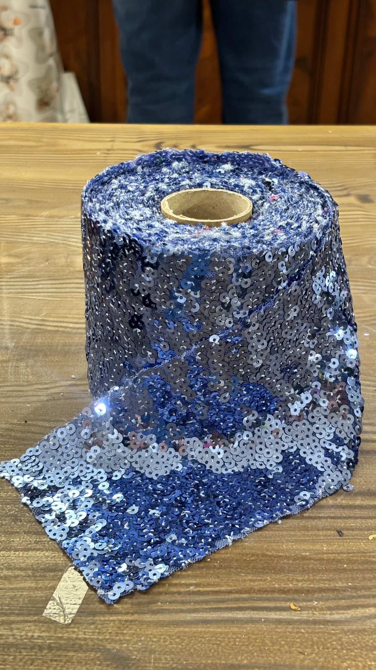 Nastro di paillettes Brillabanda Azzurro