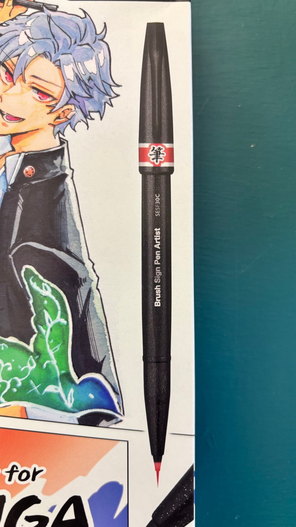 Painting set for manga