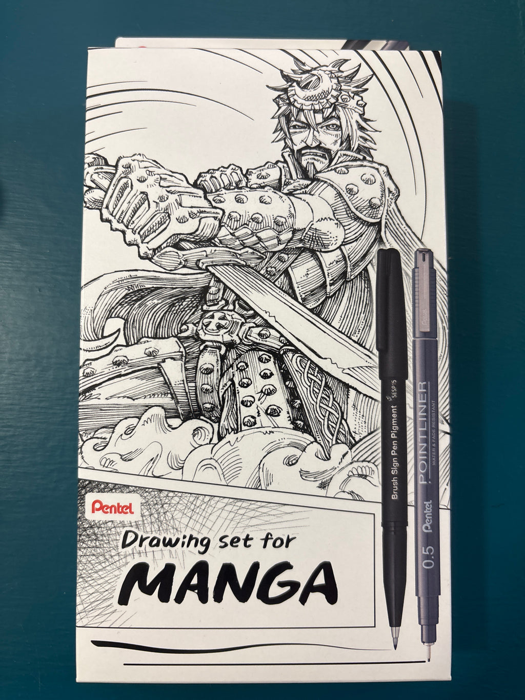 Drawing set for manga