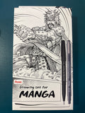 Drawing set for manga