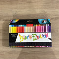 Confezione 50 pennarelli Black edition
