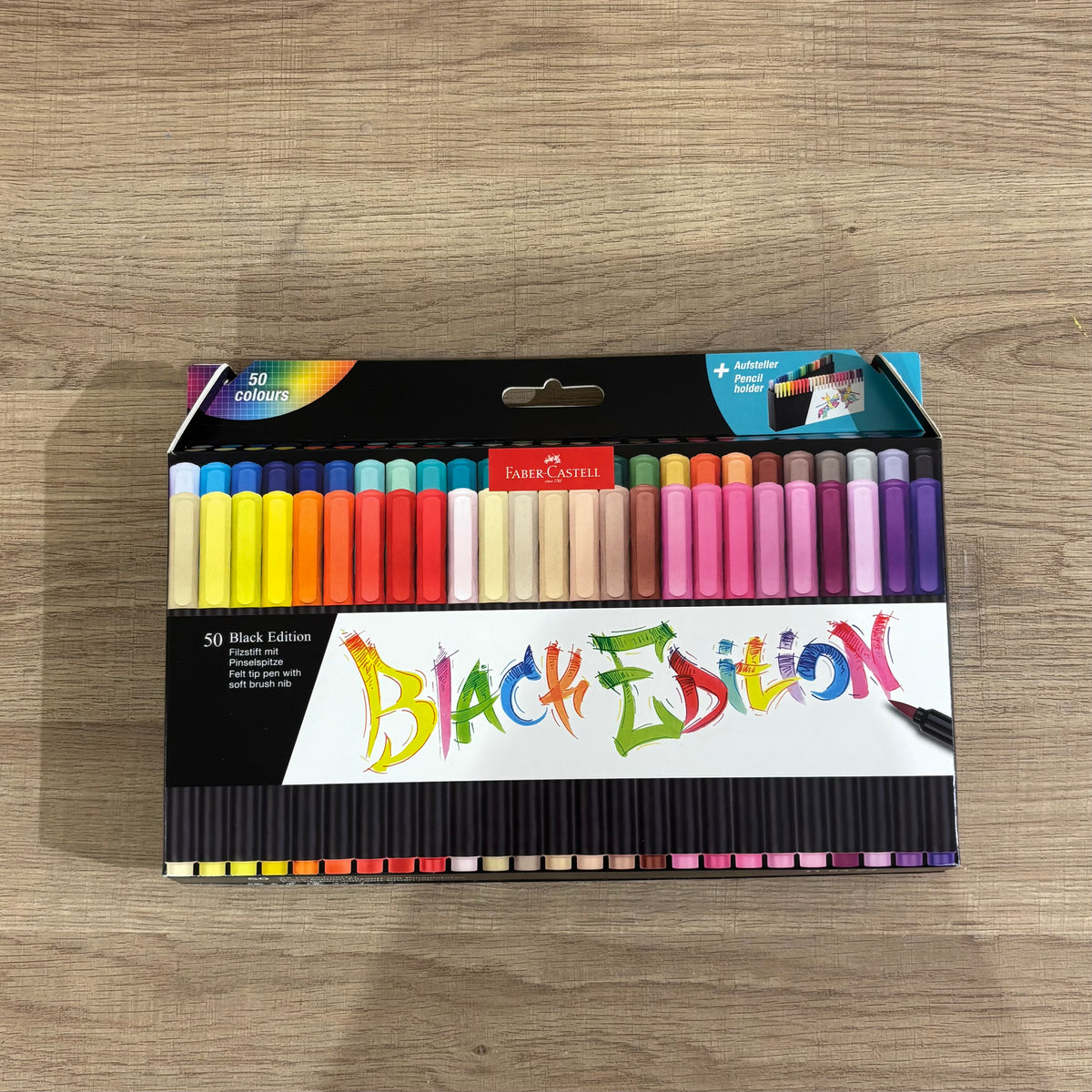 Confezione 50 pennarelli Black edition