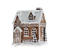 Casetta natalizia in ceramica con Led