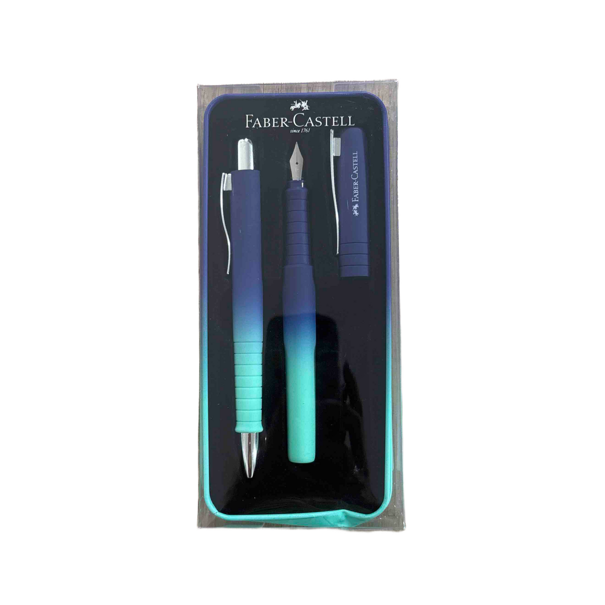 Set Poly ball + stilografica blue/turchese