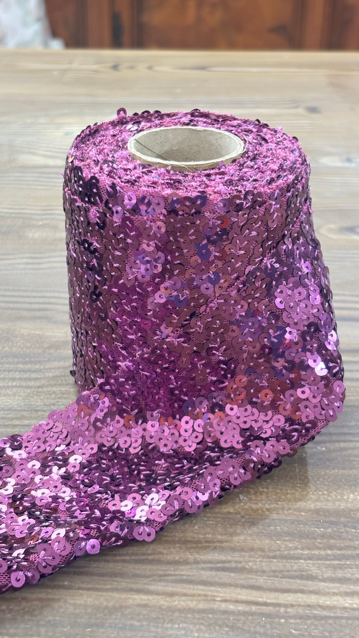 Nastro di paillettes Brillabanda Malva