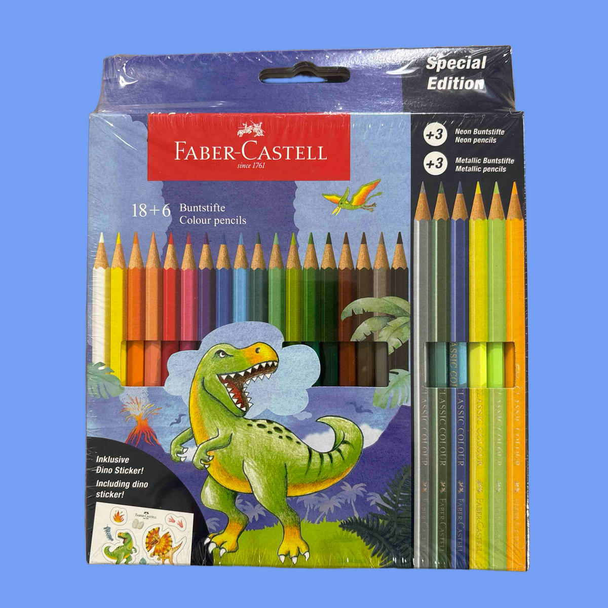 Conf 24 matite colorate Dino