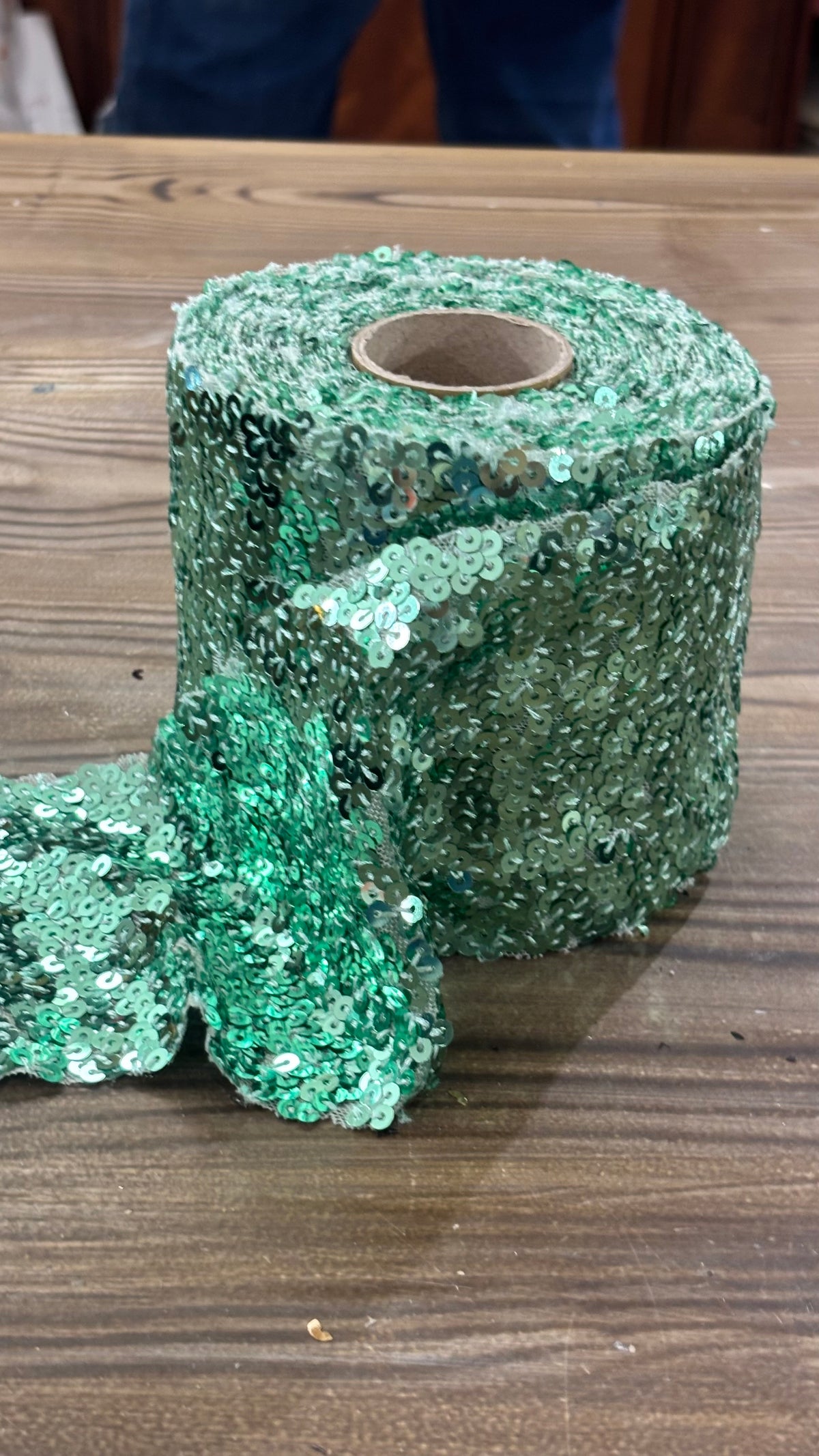 Nastro di paillettes Brillabanda Verde acqua