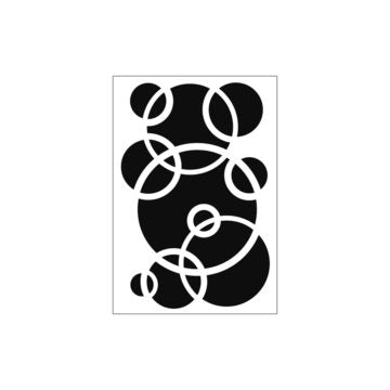 Stencil A5 Cerchi negativi
