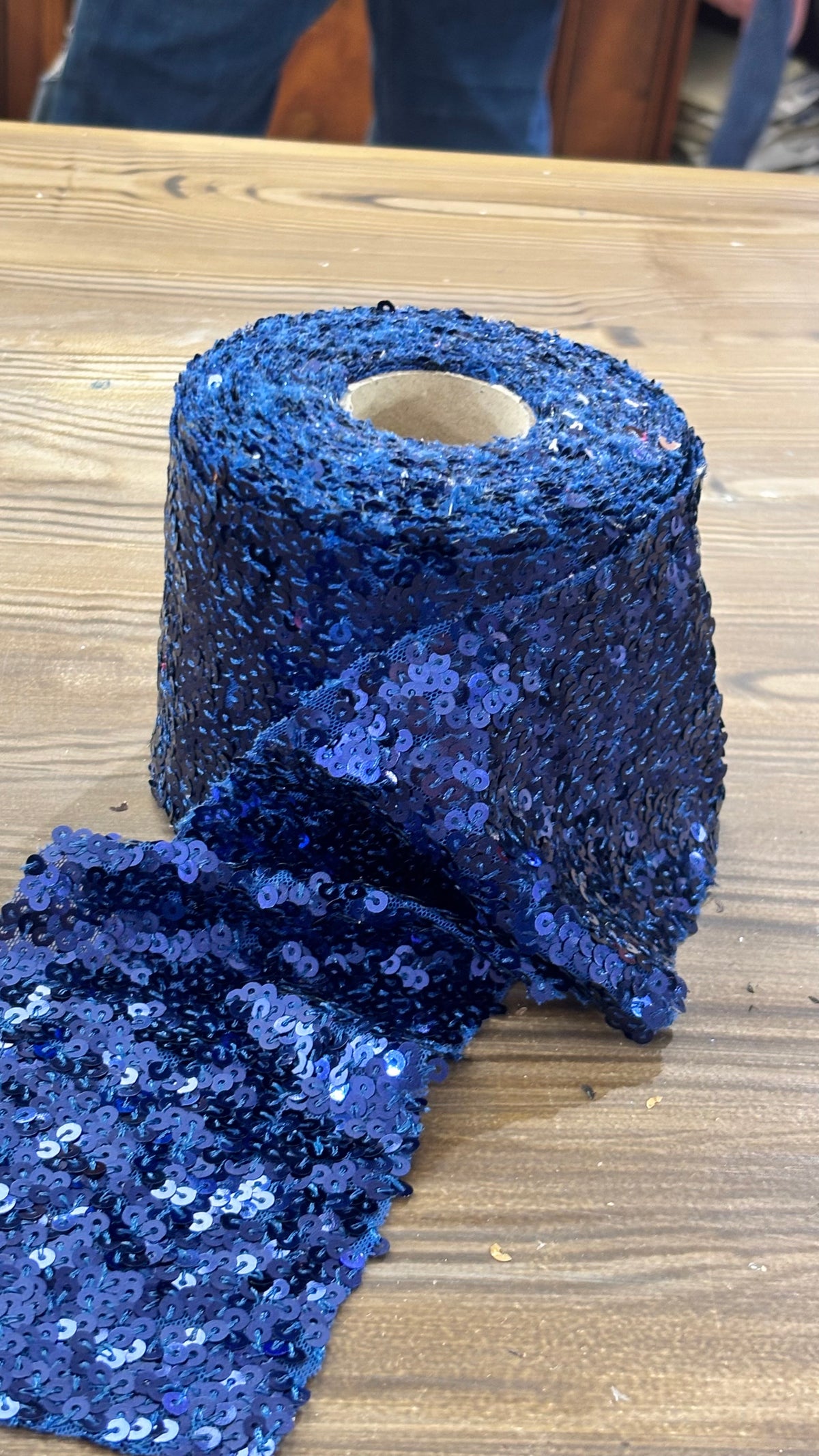 Nastro di paillettes Brillabanda Bluette