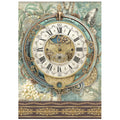 Carta riso A4 Gardens of time "Orologio grande"
