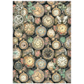 Carta riso A4 Gardens of time "sfondo orologi"