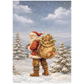 Carta riso A4 Silent Night Santa Claus