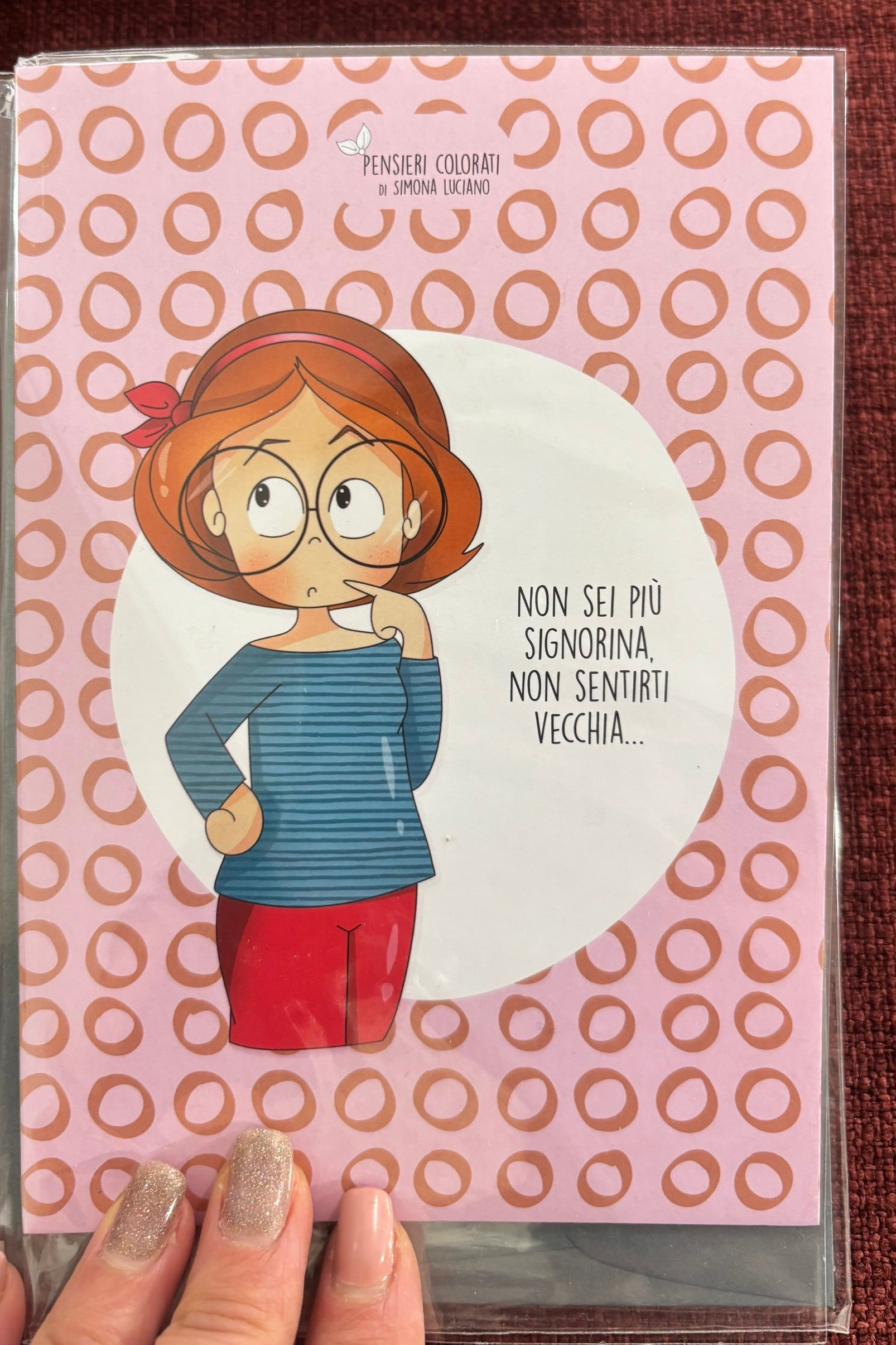 Biglietto auguri "Non sei più signorina..."