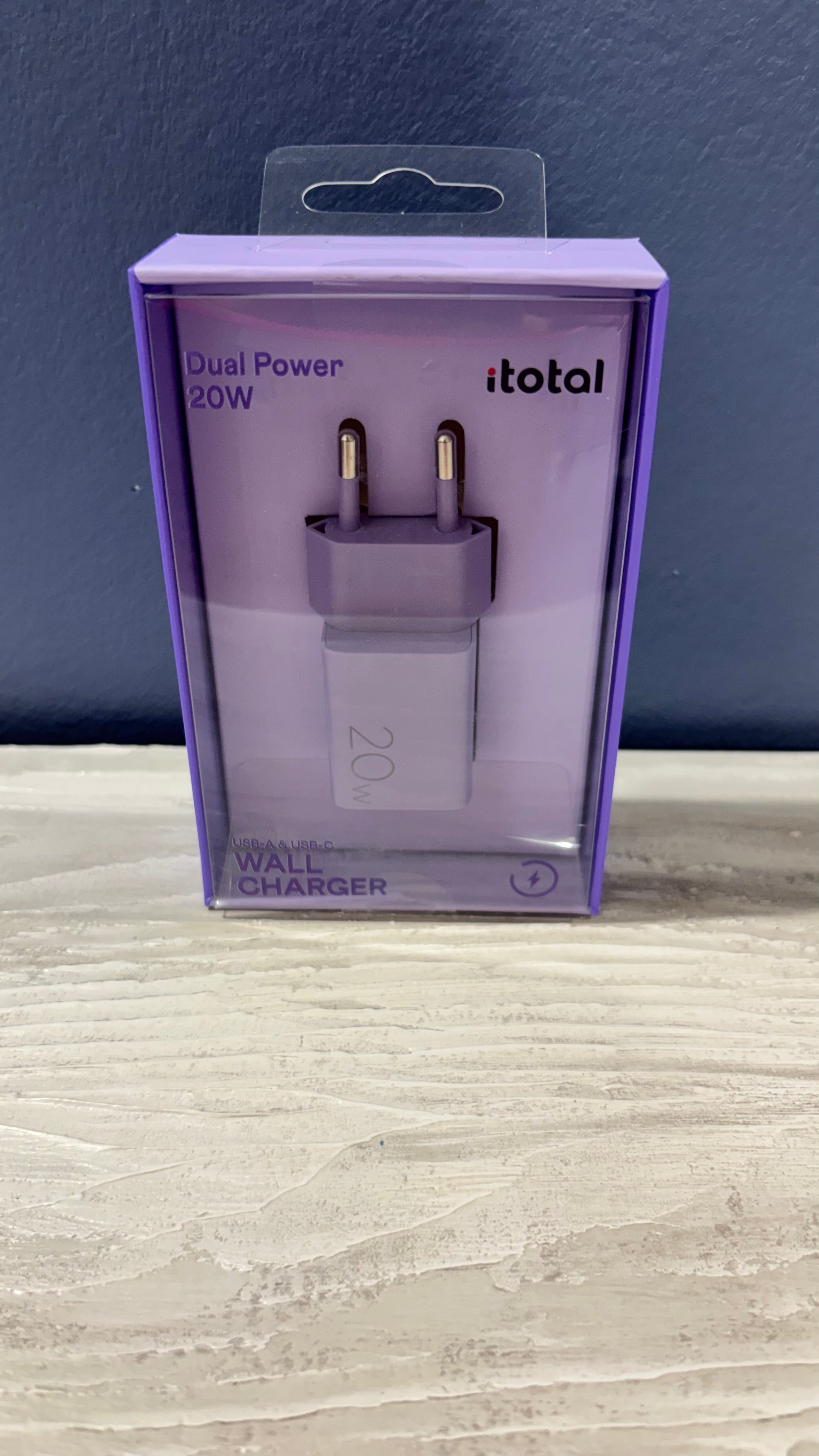 itotal Wall Charger Lilla