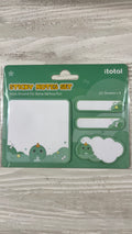 itotal Sticky Notes Verde-Dinosauro