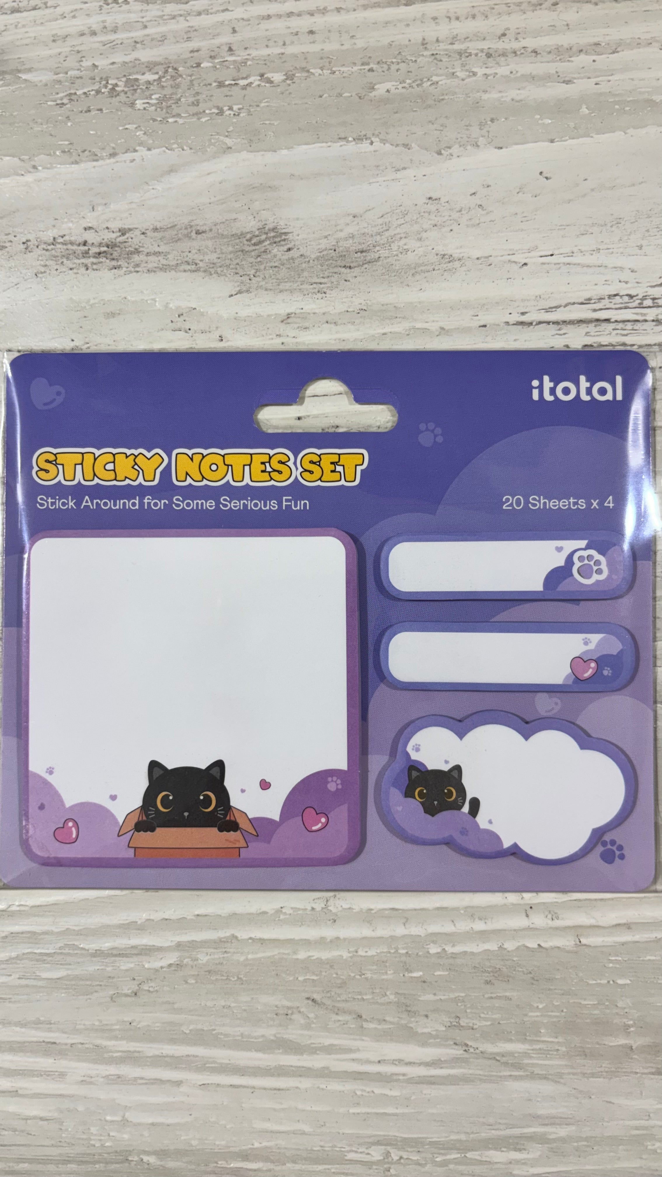 itotal Sticky Notes Viola-Gatto