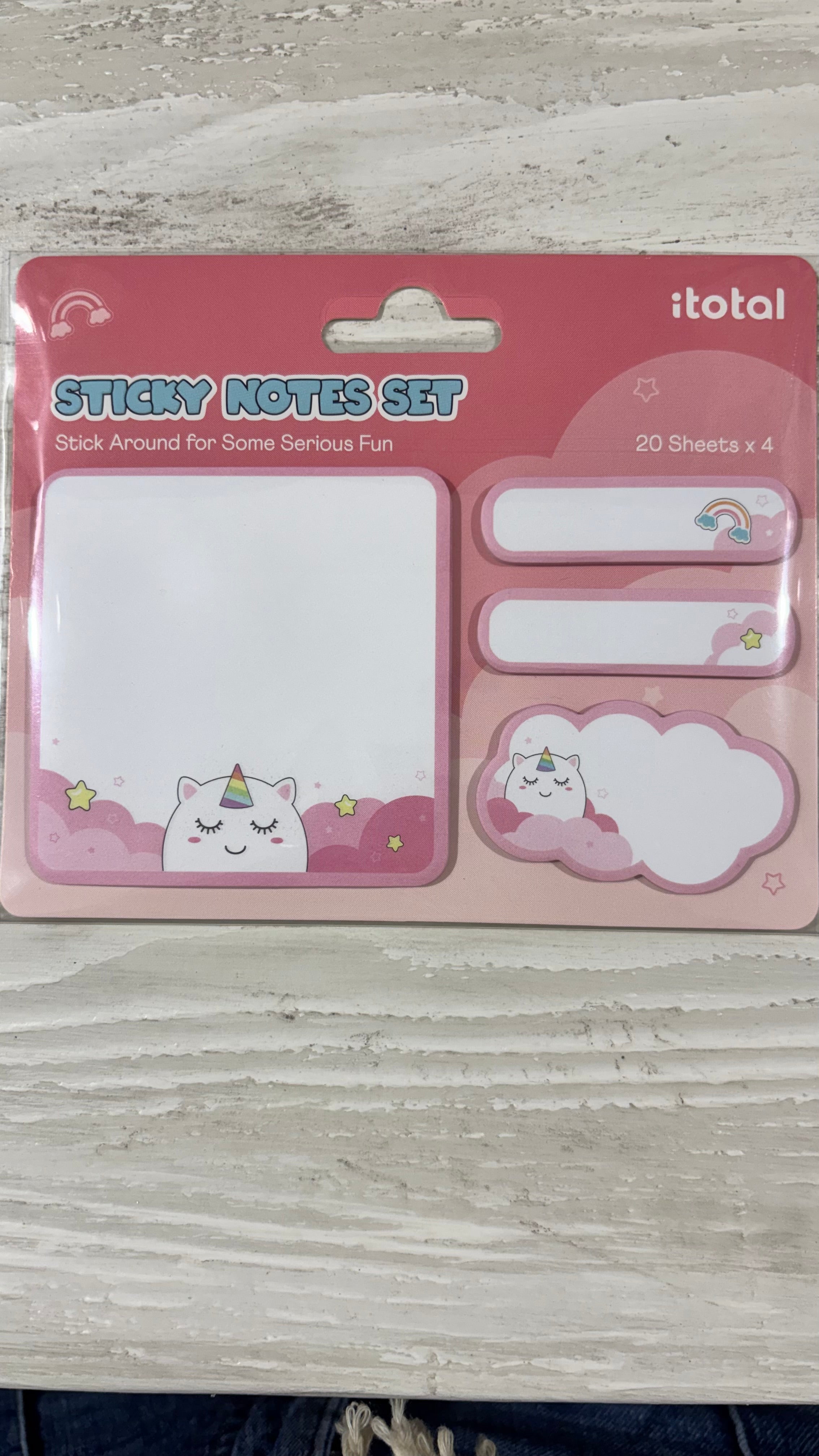 itotal Sticky Notes Rosa