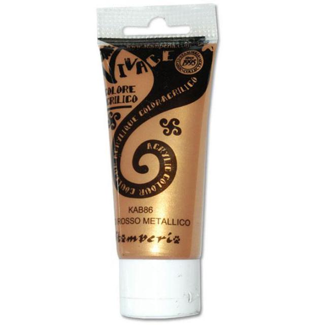 Vivace bianco oro rosso metallico