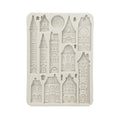 Stampo silicone A5 Gear up for christmas