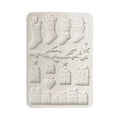 Stampo in silicone A5 Christmas calze e pacchetti