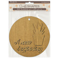 Crafty shapes tag cerchio new beginning