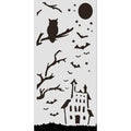 stencil 12x25 Halloween casa e gufo