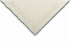 Set 5 fogli 56x76cm carta Artistico Fabriano Extra white 300gr grana GROSSA