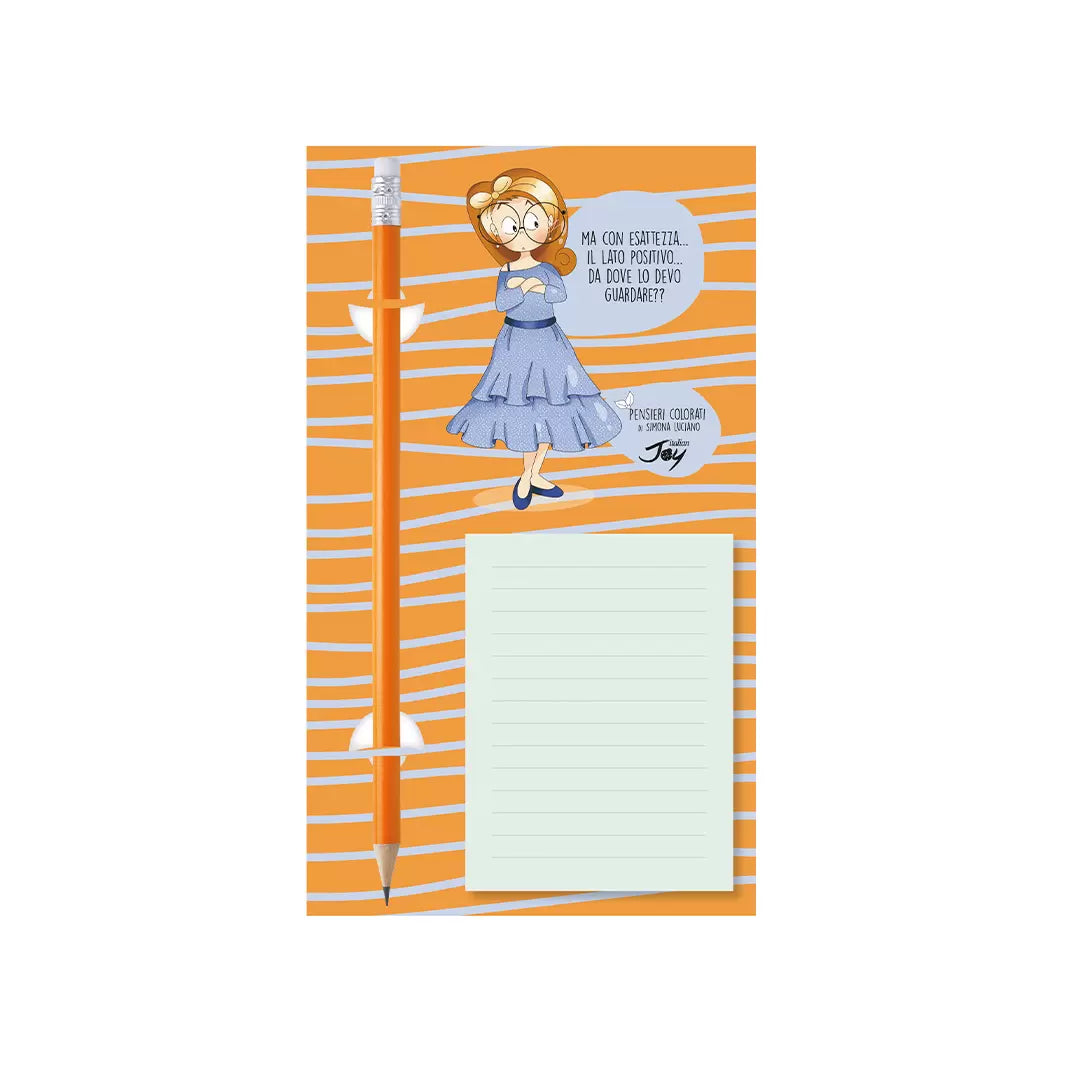 Sticky notes "Il lato positivo.."