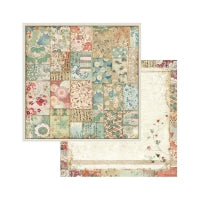 Blocco 10fg doubleface Oriental garden 8"x8"