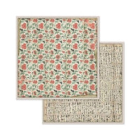 Blocco 10fg doubleface Oriental garden 8"x8"