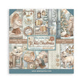 Blocco 10fg doubleface White Christmas 8"x8"