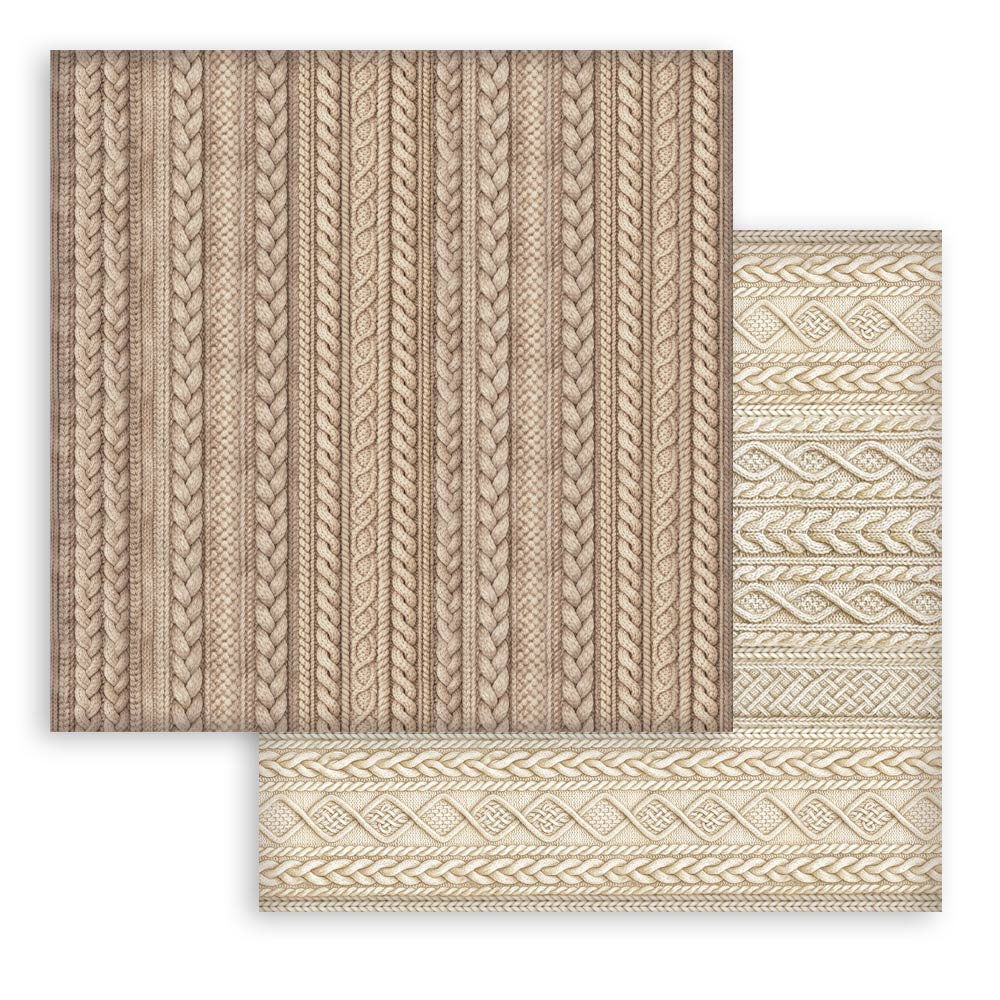 Blocco 10fg doubleface White Christmas 8"x8" backgrounds