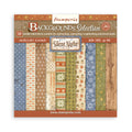 Blocco 10fg doubleface Silent Nights 8"x8" Backgrounds