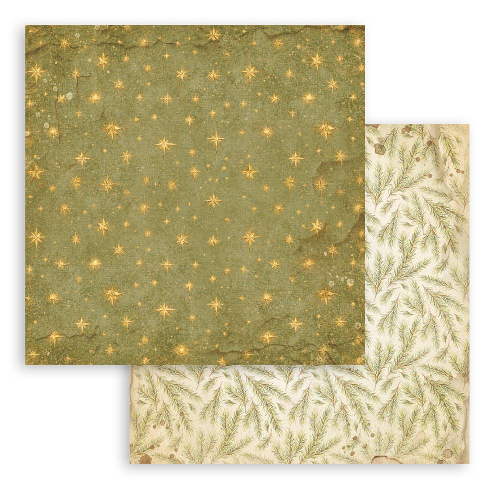 Blocco 10fg doubleface Silent Nights 8"x8" Backgrounds