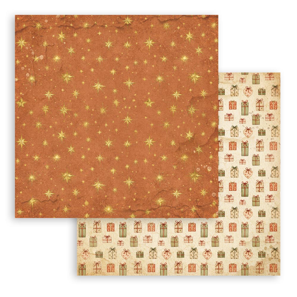 Blocco 10fg doubleface Silent Nights 8"x8" Backgrounds