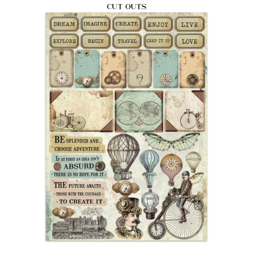 Junk Journal Voyages Fantastiques