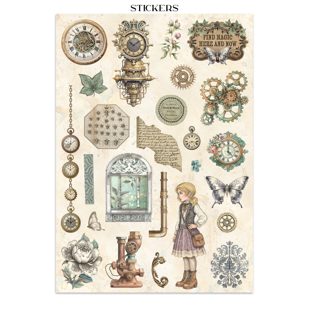 Junk Journal Gardens of time